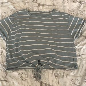 Women’s SHEIN striped crop top